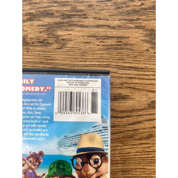 Alvin And The Chipmunks Chipwrecked 2011 DVD Family Comedy Jason Lee Pre-Owned - Picture 4 of 4